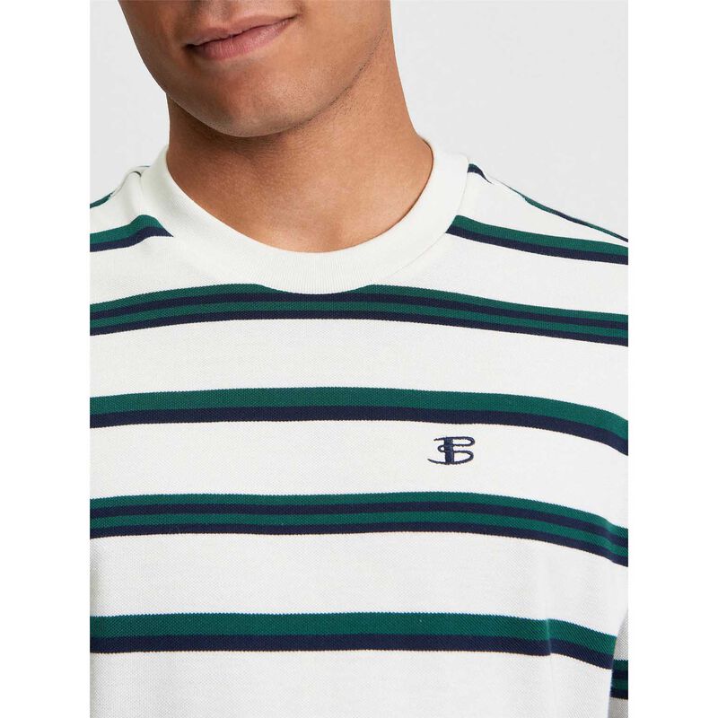 Ben Sherman Textured Stripe Tee image number 2